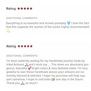 Community Love & Support for Artisanal handwork